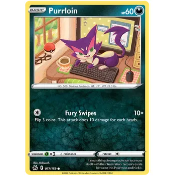 Sběratelská karetní hra Pokémon TCG Purrloin 077/159