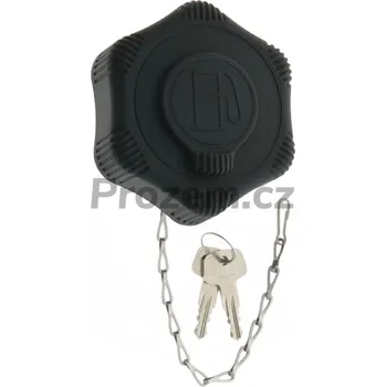 Palivová nádrž Uzávěr palivové nádrže 83 mm uzamykatelný, bajonetový uzávěr, s odvětráním pro Case IH, Steyr