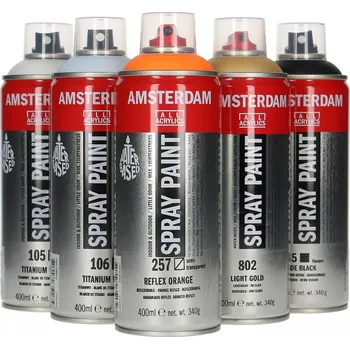 Speciální výtvarná barva Akrylový sprej AMSTERDAM Standard 400 ml, 551 - Sky blue LT