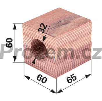 Dřevěné ložisko vytřásadla pro Claas, 6000480