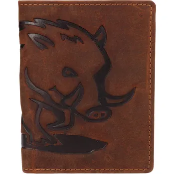 Peněženka Pánská kožená peněženka Lagen Lasse - hnědá