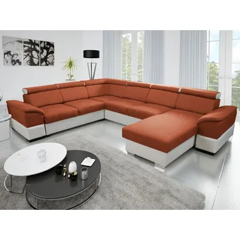 Sedací souprava Eoshop Rohová sedací souprava Osaka B2R2FOTT do U - lux 10 / soft 31 (barva potahu) - pravá