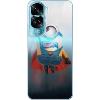 Pouzdro na mobilní telefon Odolné silikonové pouzdro iSaprio - Mimons Superman 02 - Honor 90 Lite 5G