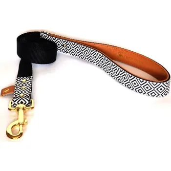 Vodítko pro psa Argus Collar Kožené vodítko pro psa - BW Squary Velikost: M
