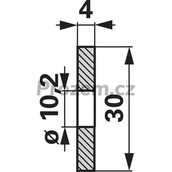 podložka Podložka pro Biso, Deutz Fahr, John Deere, 30/14 mm, 28801405013, 06546849, Z35217