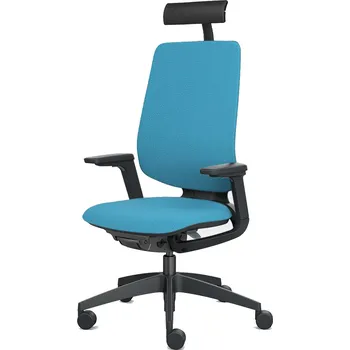 Sedus kancelářská židle se flex ef-102-7007 POTAH ZÁDOVÉ OPĚRKY: Nova dark grey 91I, TYP KOLEČEK: na tvrdý povrch