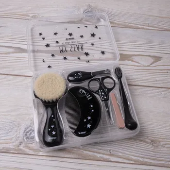 Nůžky na nehty a kůžičku Minene Minene Velká sada péče o dítě 6v1 My Star, černá