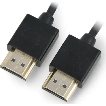 Video kabel Kabel HDMI, třída 1.4 - černý, dlouhý 0,3 m
