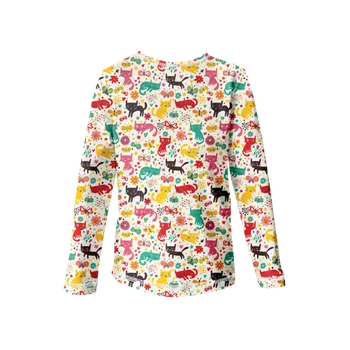 Chlapecké tričko Dětské tričko Wamu s dlouhým rukávem Kočičí louka velikost 98-104