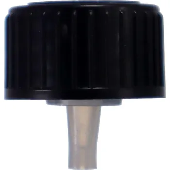 Uzávěr GL 22 Plast s Kapátkem - černá speciální DE