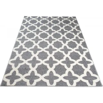 Koberec Kusový koberec MAROKO - šedý - symboly 1 Rozměr koberce: 120x170 cm
