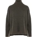 HNĚDÝ SVETR DÁMSKÝ Z VLNY A ALPAKY Pieces