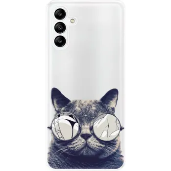 Pouzdro na mobilní telefon Odolné silikonové pouzdro iSaprio - Crazy Cat 01 - Samsung Galaxy A04s