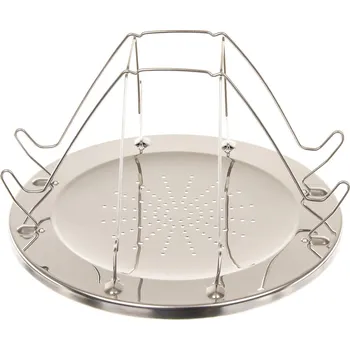 Kempingové nádobí MFH Skládací turistický toustovač na 4 plátky s kleštěmi Camping Toaster MFH® 33644