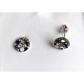 Náušnice Stříbrné náušnice- SWAROVSKI Ag925 na šroubek (Náušnice - stříbro)