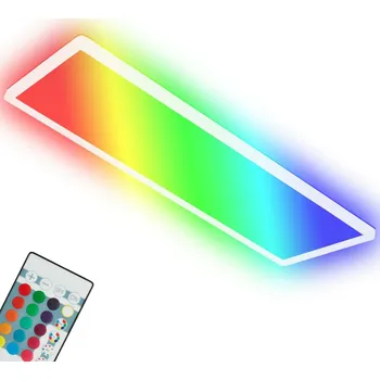 BRILONER Ultraploché RGB/W-svítidlo LED panel s přímé a nepřímé osvětlení, 42 cm, LED, 22 W, 3000 lm, bílé BRILO 7404-016