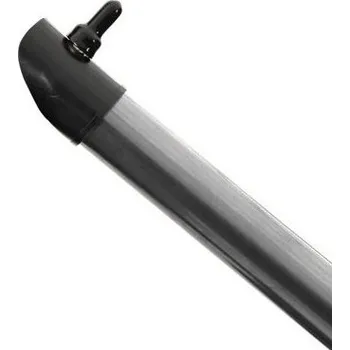 Plotová vzpěra Vzpěra poplastovaná antracit - PVC, výška 150 cm, 38 mm průměr