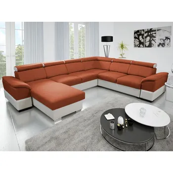 Sedací souprava Eoshop Rohová sedací souprava Osaka OTT2FR2B do U - lux 10 / soft 31 (barva potahu) - levá