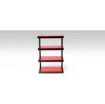 Audio stolek NorStone Esse Hifi - black satin/red glass