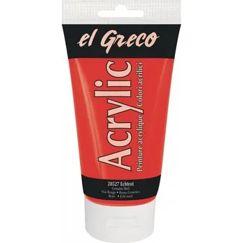 Olejová barva Kreul Akrylová barva EL GRECO 150 ml PRAVÁ ČERVENÁ