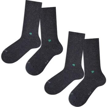 Pánské ponožky ELTON jednobarevné pánské ponožky John Kiss 43-46 tm. šedá