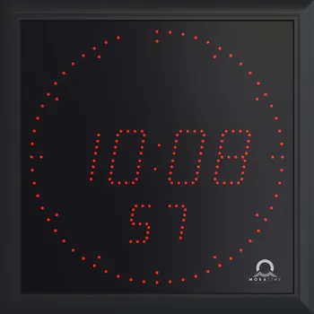 Hodiny Digitální hodiny DA se sekundovým kruhem