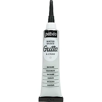 Speciální výtvarná barva Pébéo Water based Gutta 20 ml - různé barvy, 11 - Stříbrná