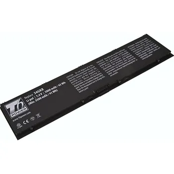 Baterie k notebooku Baterie T6 Power pro notebook Dell KKNHH, Li-Poly, 7,4 V, 5800 mAh (43 Wh), černá