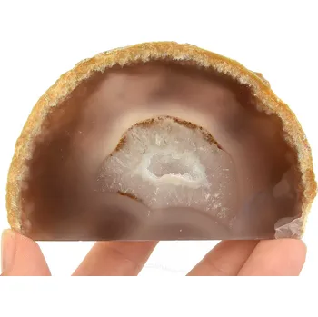 Přírodní kámen Geoda z achátu s dutinkou z Brazílie 148g