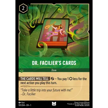 Karetní hra Dr. Facilier´s Cards 101/204 - The First Chapter Typ karty: Standard