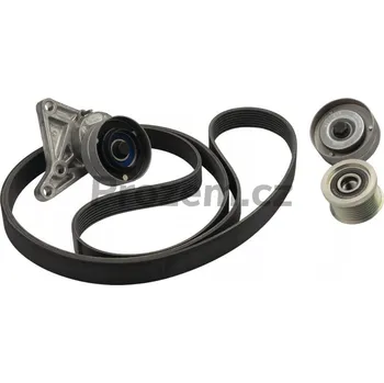 Rozvod motoru Sada kladka, napínák, napínací kladka a řemen 2455 mm pro John Deere, AL166836, AL156090, AL157596, L155538