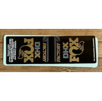 NÁLEPKA FOX NA TLUMIČE PRUŽINOVÉ - F-S 2022 DHX RESERVOÁR ZLATÁ