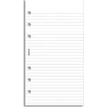 Filofax Náhradní náplň do diáře A6 40…