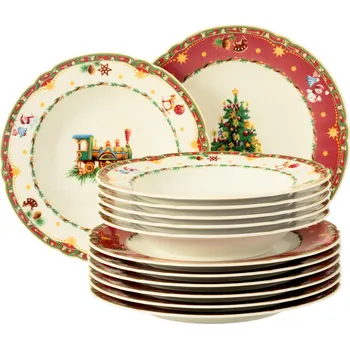 jídelní souprava Seltmann Weiden Marie-Luise Weihnachtsnostalgie Jídelní sada 12 kusů