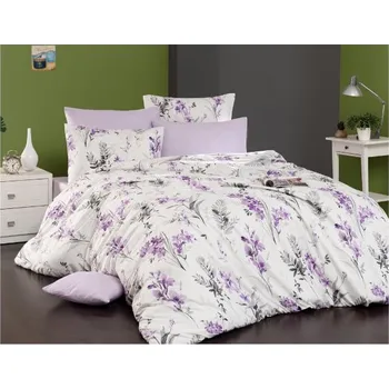 Povlečení Bavlněné povlečení Nesta Smetanové > 220x200 + 2x 70x90 cm