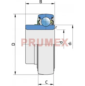 FKL LS 205 FS upínací ložisko