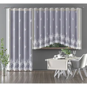 Záclona Záclona hotová Luisa 350 x180 - řasící stuha 5cm