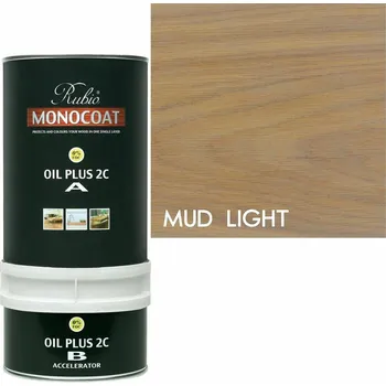 Olej na dřevo Rubio Monocoat Oil Plus 2C MUD LIGHT 1,3 L
