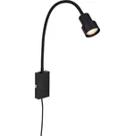 BRILONER Svítidlo k posteli s dotykovým vypínačem 69 cm 1xGU10 5W 400lm černá BRI 2085-015