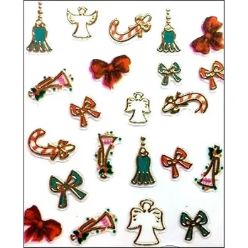 Zdobení - Vánoční - Mašle, Anděl, Zvonek, Trubka