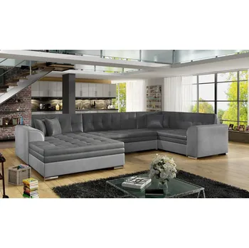 Sedací souprava ImportWorld Rohová rozkládací sedací souprava Dominik - Monolith 97 / Monolith 84 (barva potahu) - levá