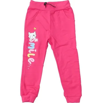 Dívčí tepláky KUGO WT0867, růžové