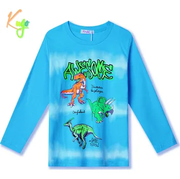 Chlapecké tričko Chlapecké tričko - KUGO HC9306, tyrkysová Barva: Tyrkysová, Velikost: 104