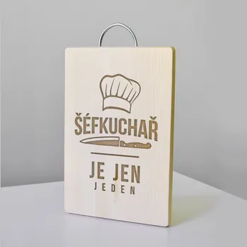 Žertovný předmět Šéfkuchař je jen jeden - kuchyňská prkénka