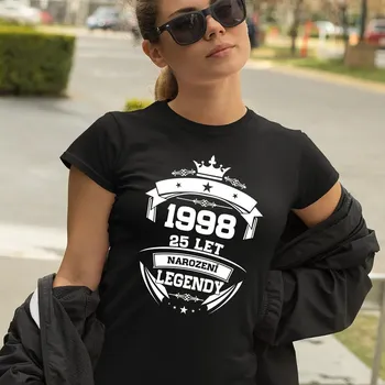 Žertovný předmět 1998 Narození legendy 25 let - dámské tričko s potiskem