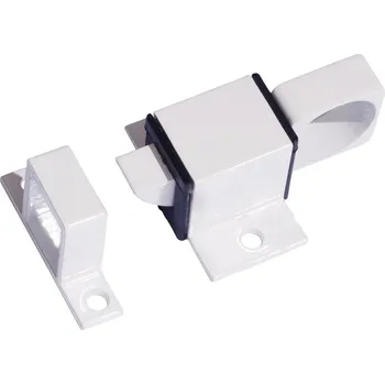 Hliníková dveřní / okenní západka - bílá