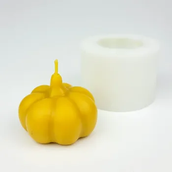 Výtvarná sada Silikonová forma na svíčku - Dýně 4,5 cm