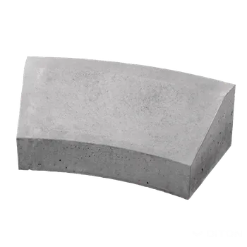 Zahradní obrubník DITON Obrubník silniční Velikost: 78 x 15 x 25, Varianta: Obrubník silniční oblý R 1 m vnitřní přírodní, Povrch: standard