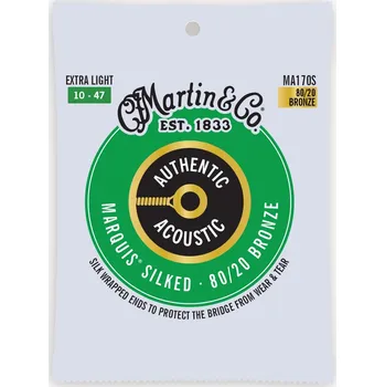 Struna pro hudební nástroj Martin Authentic Marquis 80/20 Bronze Extra Light + prodloužená záruka 3 roky