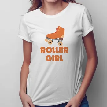 Žertovný předmět Roller girl - dámské tričko s potiskem